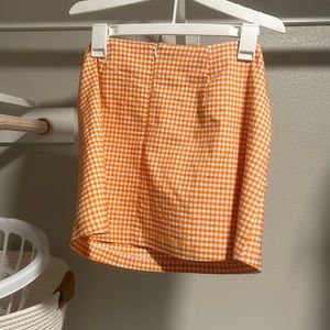 Orange Urban Outfitters Skir